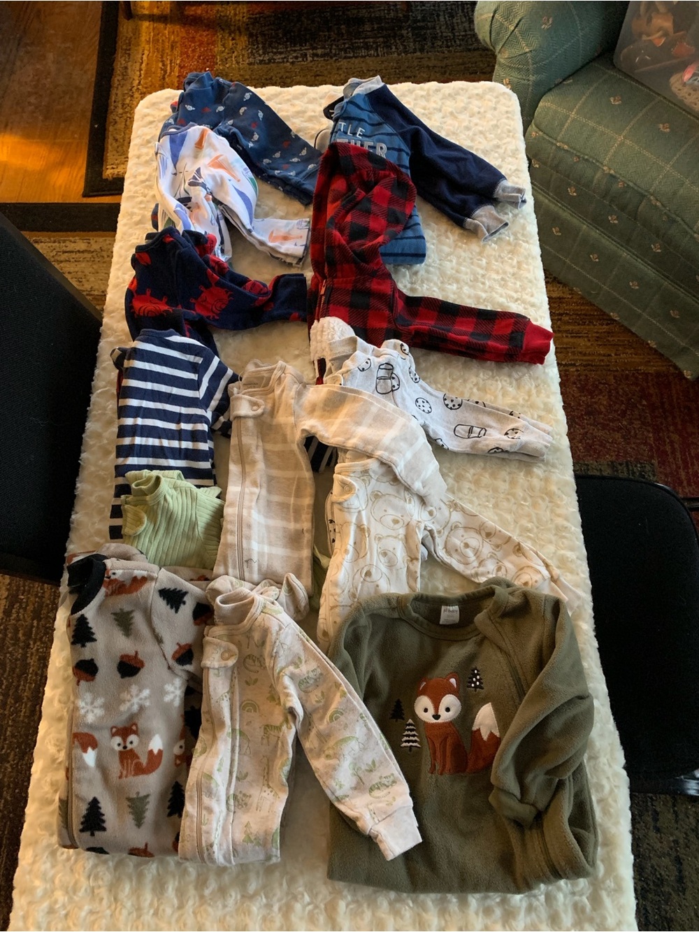 Set of 13 Size 9 Months Footie Onesies
